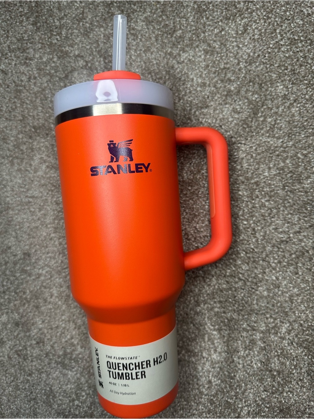 Stanley Quencher H2.0- Tigerlily 40oz Tumbler NEW!